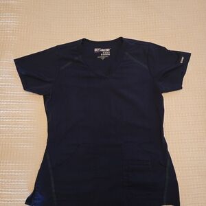 Grey's Anatomy Navy Blue V-Neck Scrub Top